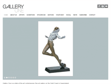 Tablet Screenshot of gallery-one.com.au